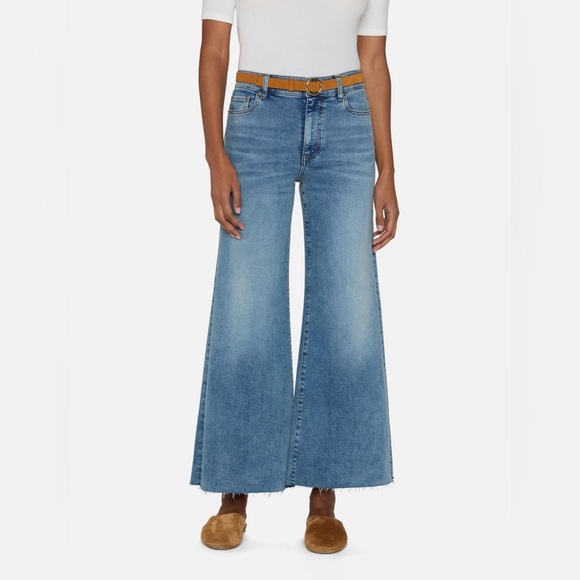 Frame Denim Denim - Frame Le Slim Palazzo Crop - Crave Raw After